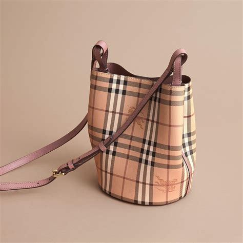 burberry bucket crossbody bag|burberry haymarket check crossbody bag.